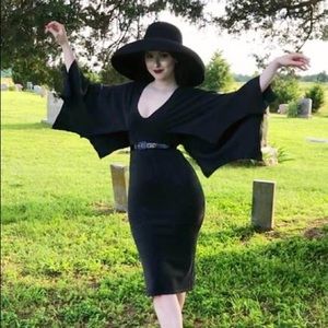 Retrolicious Creature of the Night wiggle dress